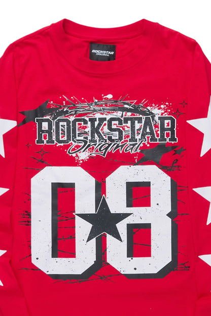 Boys Allstar Red Graphic L/S T-Shirt