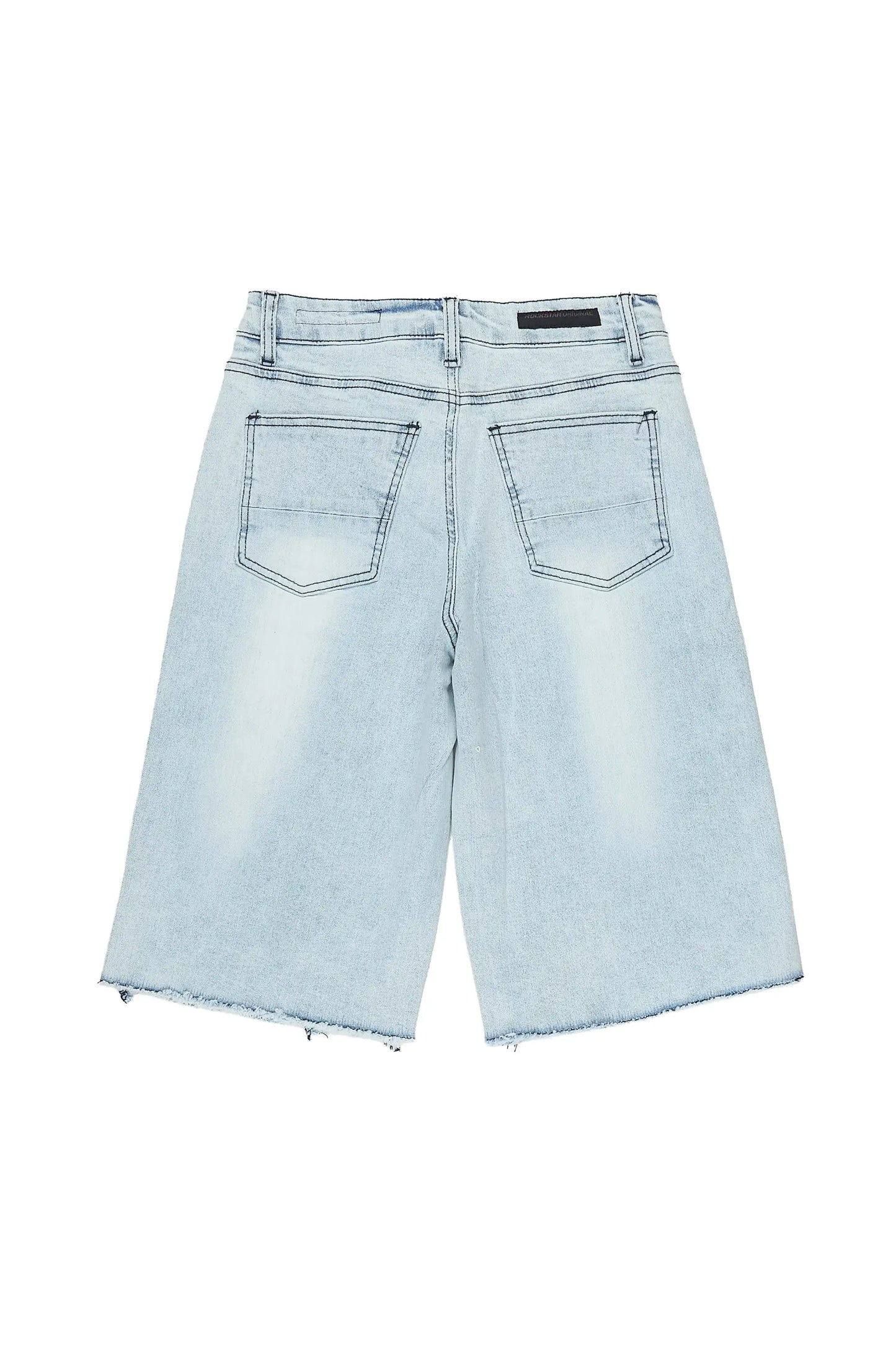 Boys Allex Light Wash Baggy Jort