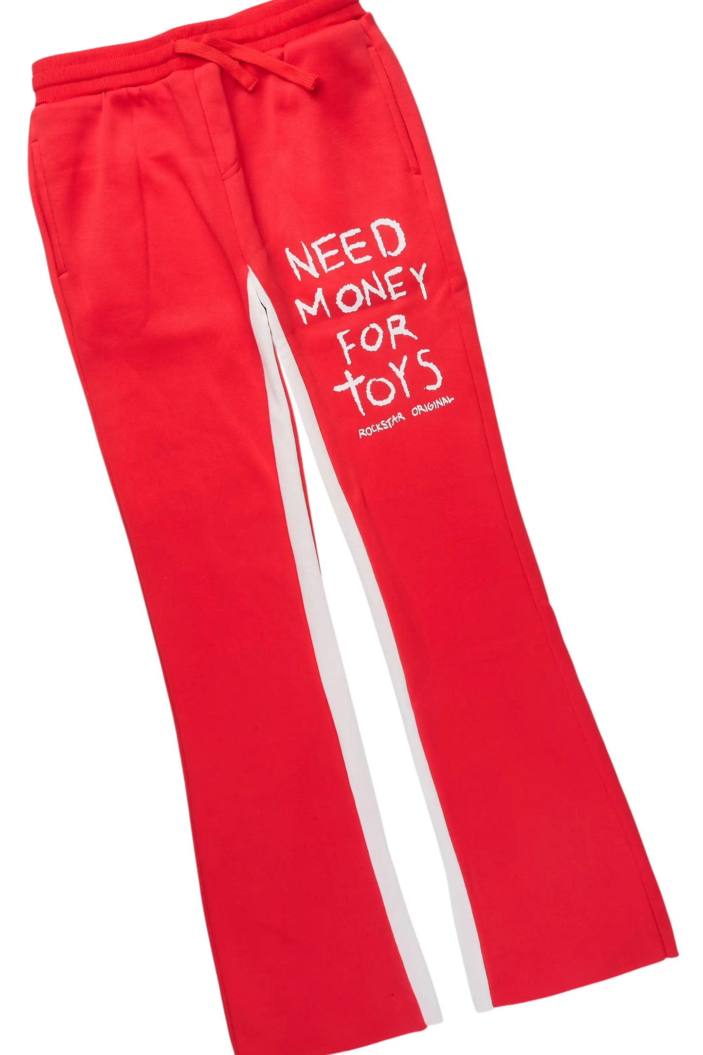 Boys Artoy White/Red T-Shirt Stacked Pant Set