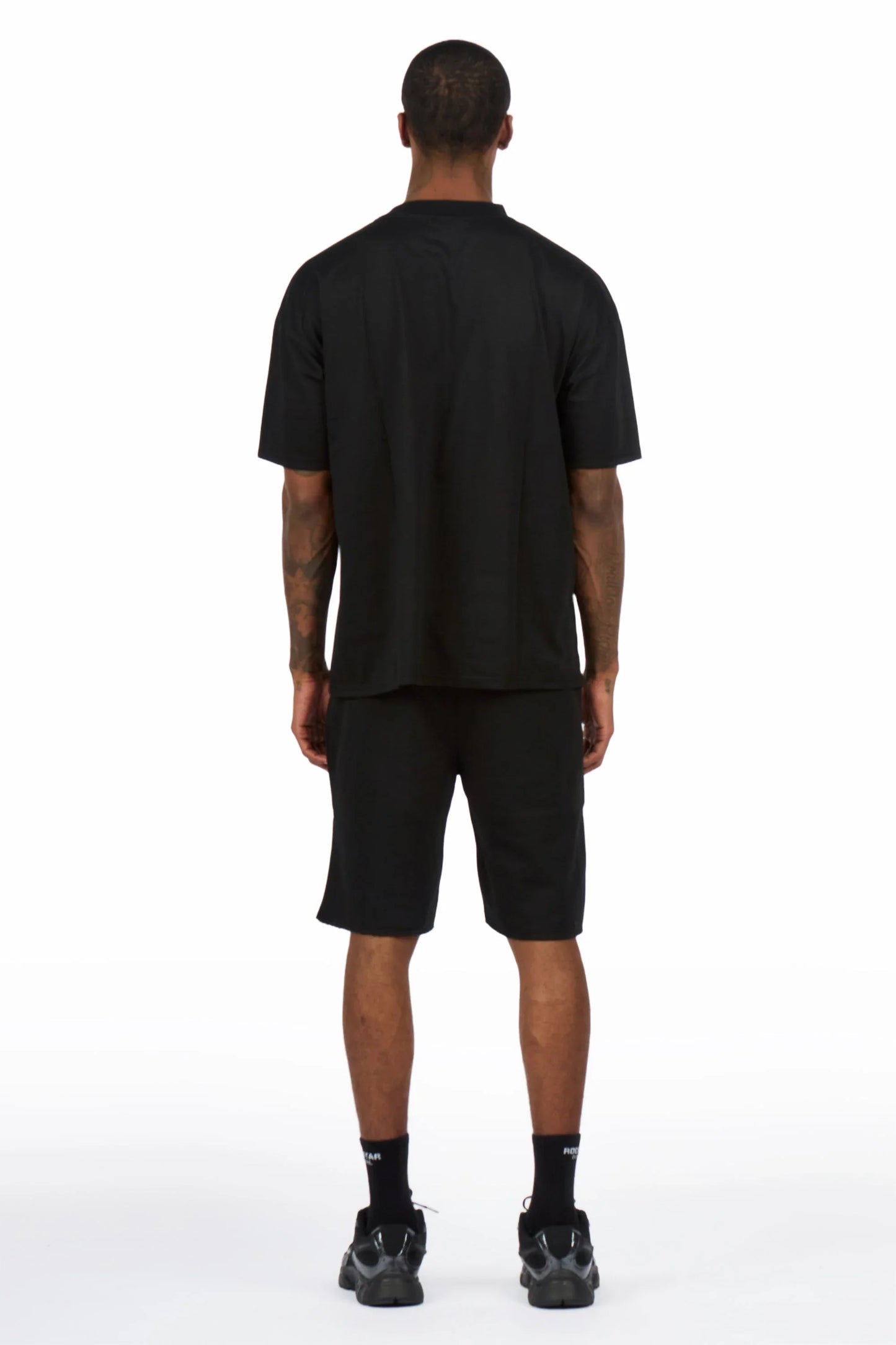 Allstar Black/White T-Shirt Short Set