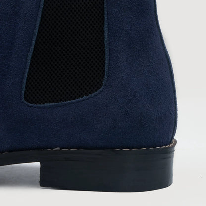 Clarkson Chelsea Midnight Blue Suede Leather Boots