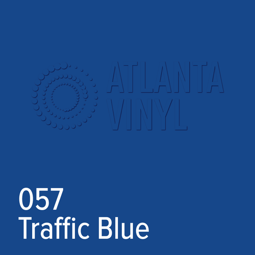 057 Traffic Blue Oracal 651 Permanent Vinyl (24" Roll)