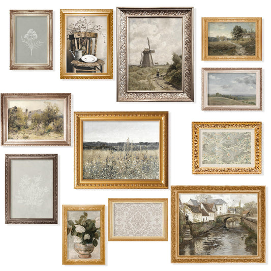 97 Decor Vintage Farmhouse Wall Art - Vintage Posters for Room Aesthetic French Country Farmhouse Decor Rustic Farmhouse Pictures Vintage Art Prints Landscape Wall Art for Bedroom (8x10 Unframed)
