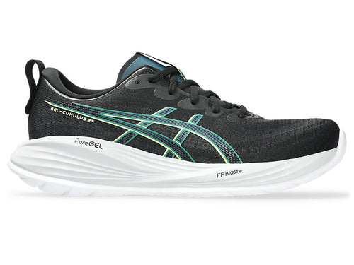 Asics Mens Gel Cumulus 27 - Black/Lucid Yellow (1011B960-004)