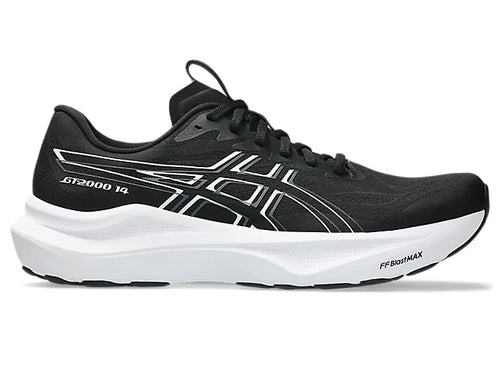 ASICS Men's GT-2000 14 Extra wide - BLACK/WHITE