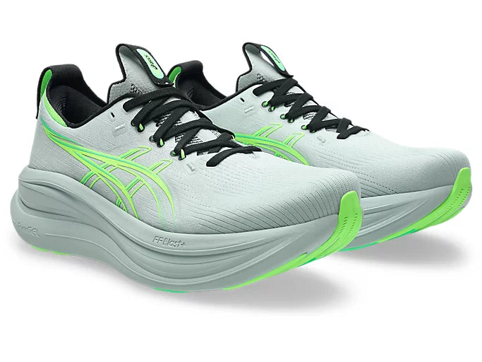 ASICS Men's GEL-NIMBUS 28 Wide - COLD MOSS/ILLUMINATE GREEN
