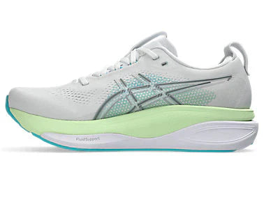 ASICS Men's GEL-KAYANO 33 WIDE - WHITE/ENERGY AQUA