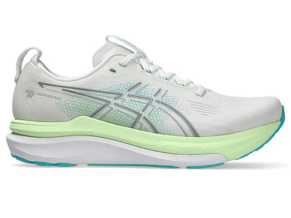 ASICS Men's GEL-KAYANO 33 WIDE - WHITE/ENERGY AQUA