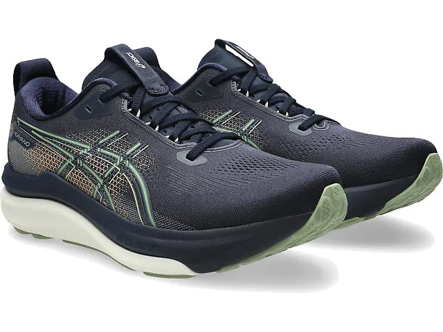 ASICS Men's GEL-KAYANO 33 - MIDNIGHT/KHAKI GREEN