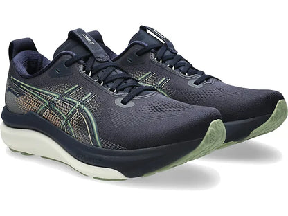 ASICS Men's GEL-KAYANO 33 - MIDNIGHT/KHAKI GREEN