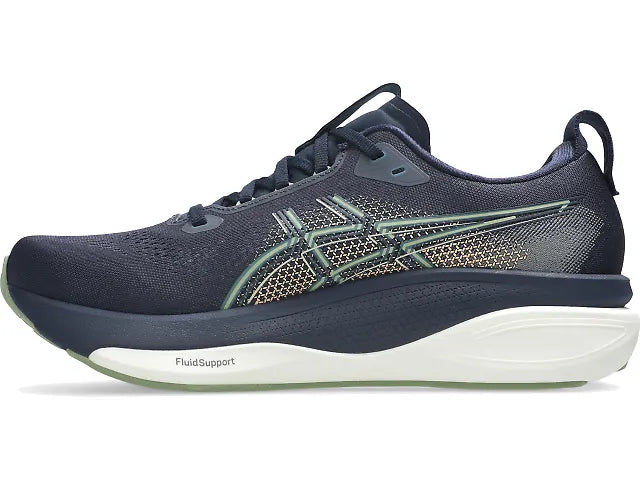 ASICS Men's GEL-KAYANO 33 - MIDNIGHT/KHAKI GREEN