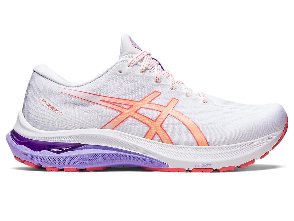 Asics Womens GT-2000 11 - White/Summer Dune (1012B271)