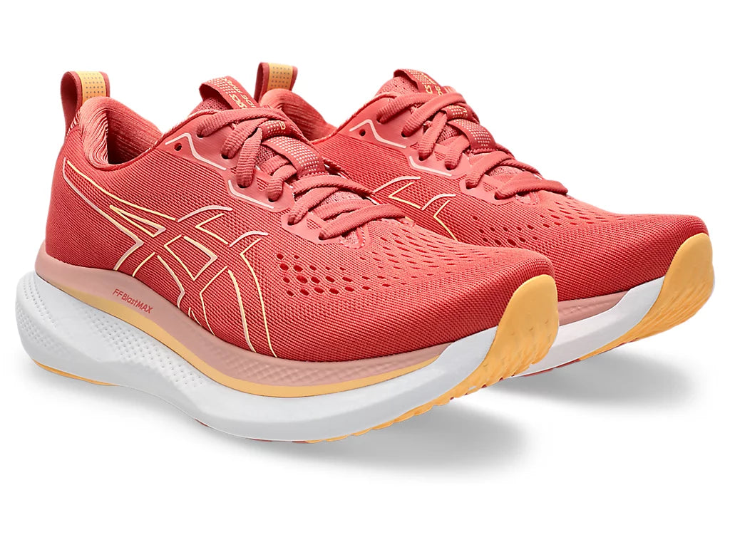Asics Womens Glideride Max - Dark Pink Clay/Orange Glow (1012B691-700)