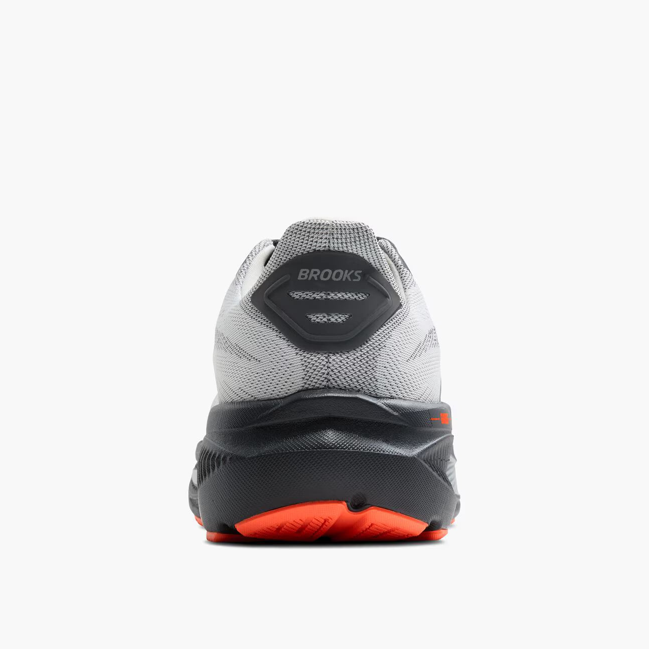 Brooks Men's Ghost 17 (Narrow) - Oyster Mushroom/Orange/Ebony