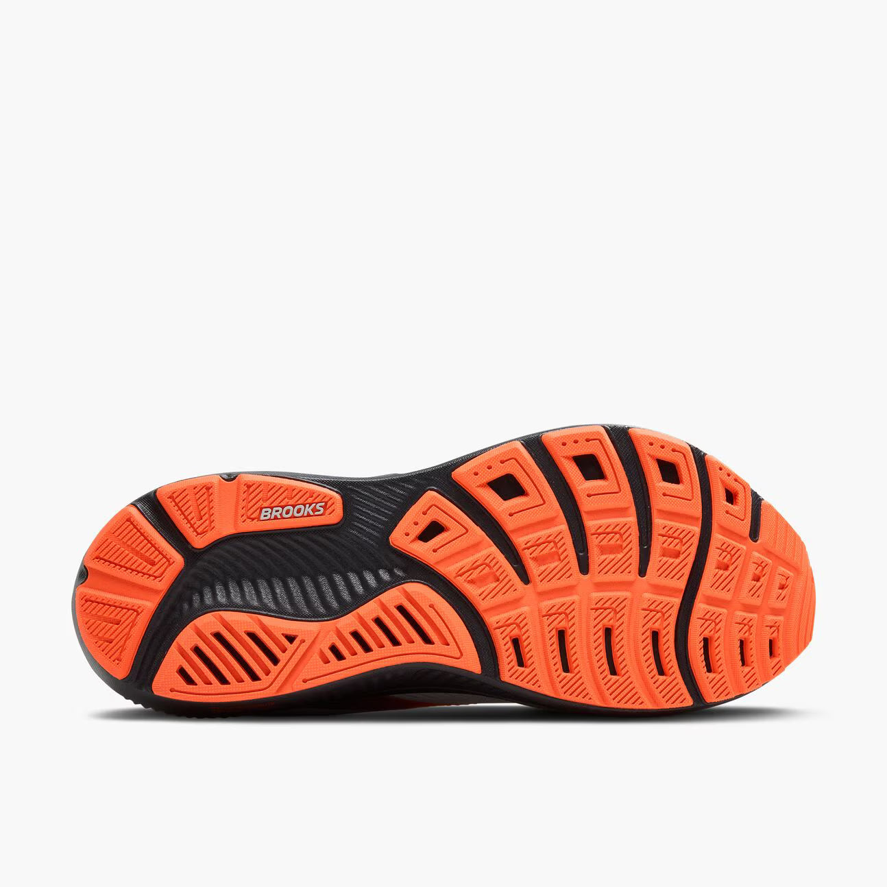 Brooks Men's Ghost 17 (Narrow) - Oyster Mushroom/Orange/Ebony
