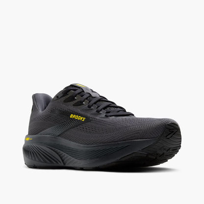 Brooks Men's Ghost 17 - Ebony/Black/Yellow