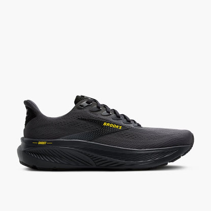 Brooks Men's Ghost 17 - Ebony/Black/Yellow