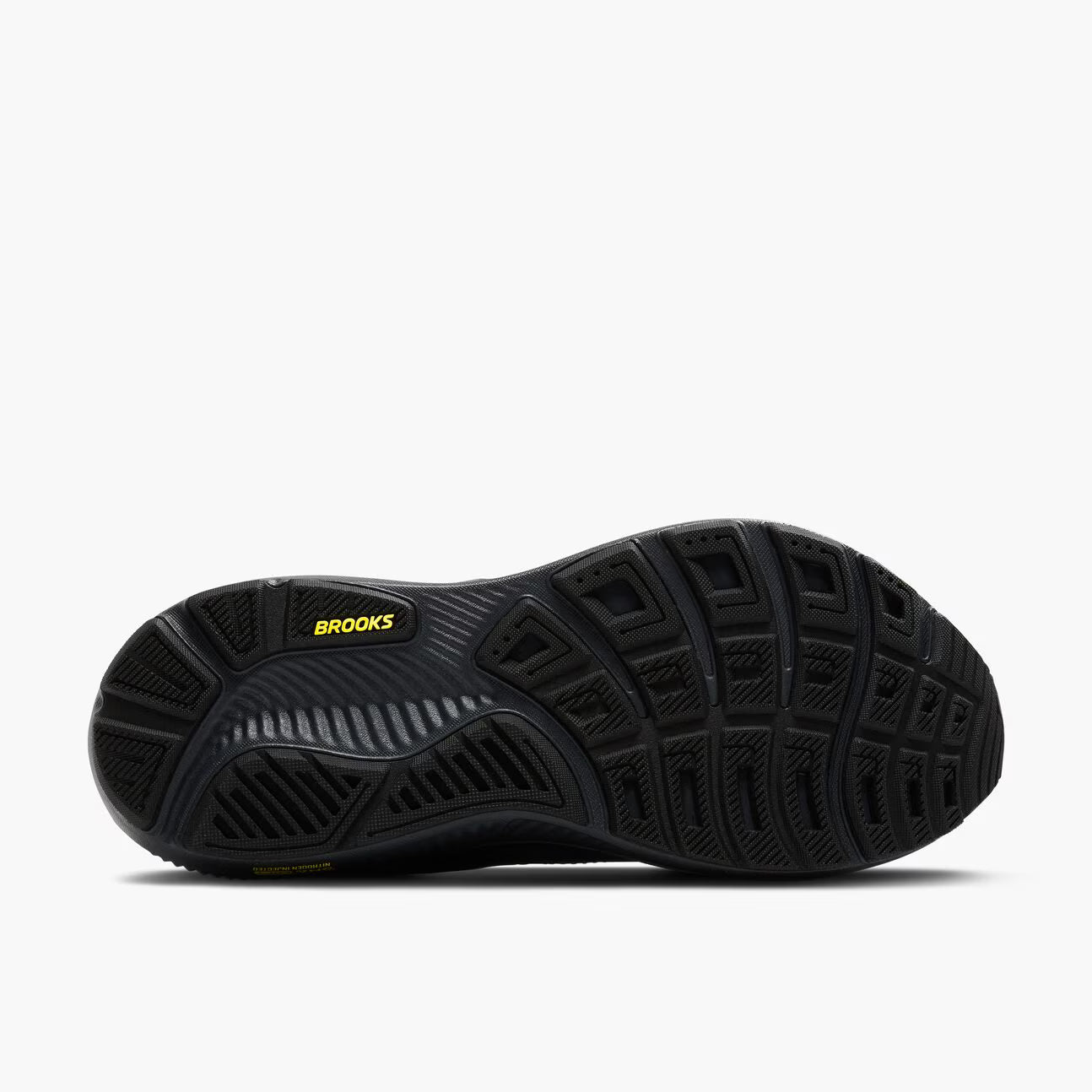 Brooks Men's Ghost 17 - Ebony/Black/Yellow