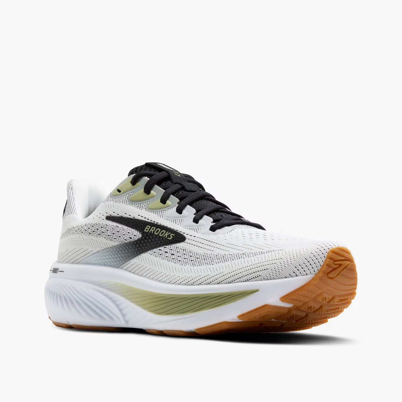 Brooks Men's Ghost 17 - White/Black/Tea (1104421D191)