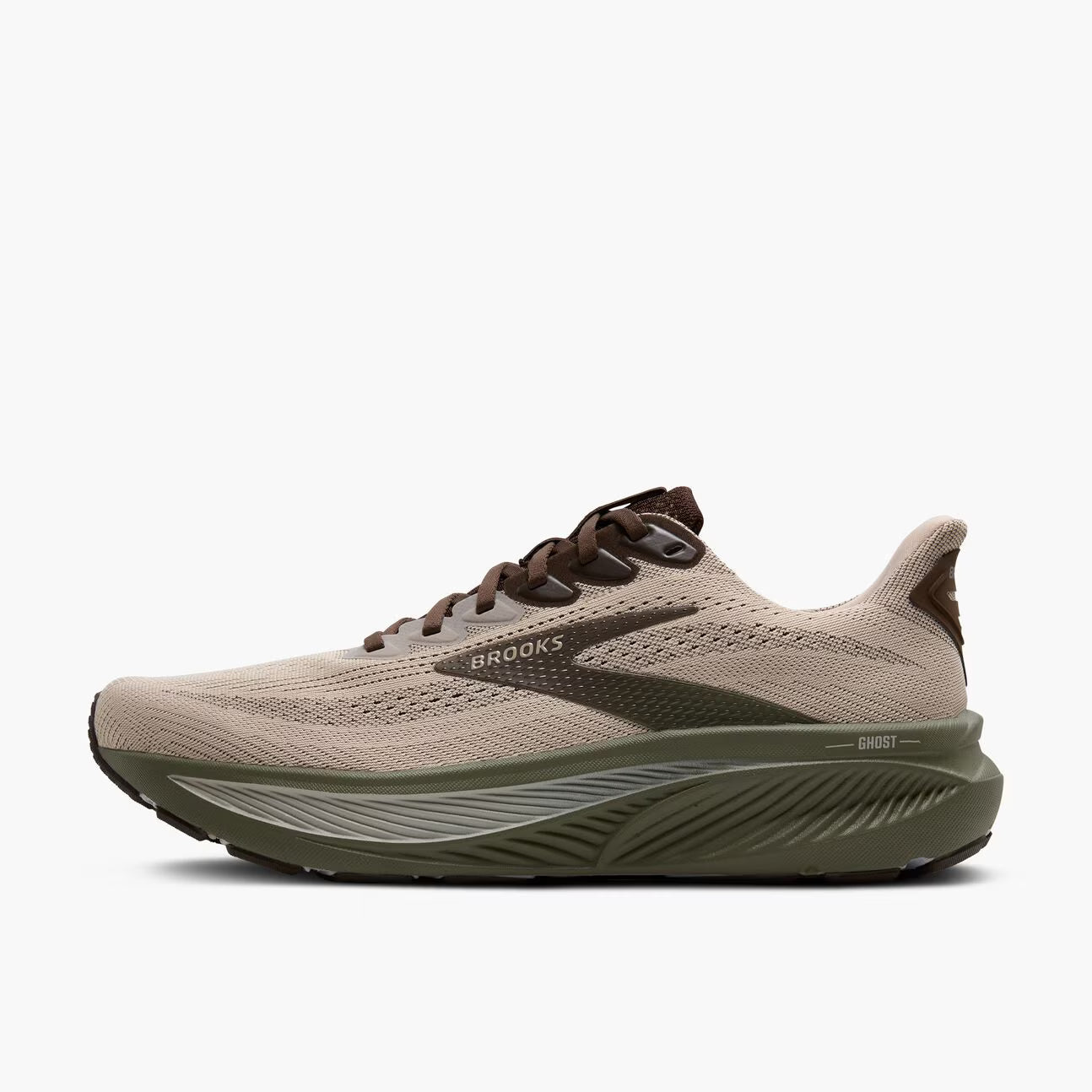 Brooks Men's Ghost 17 - Chateau Gray/Brown/Olive