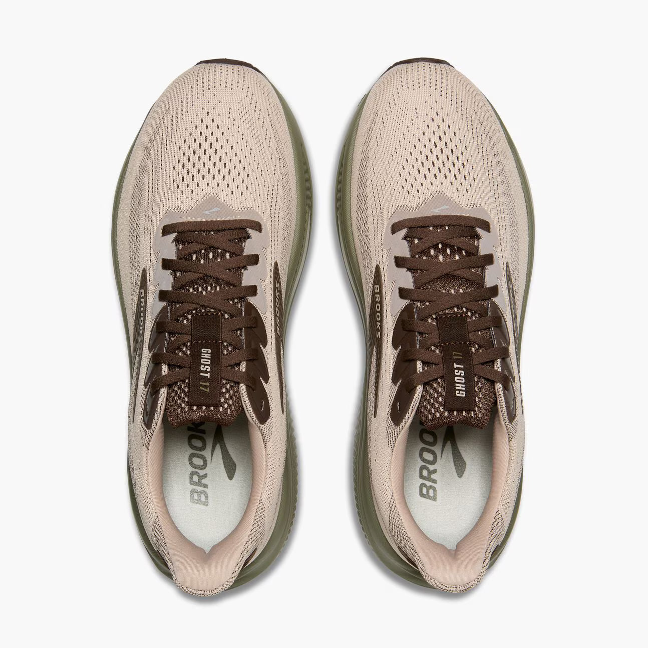 Brooks Men's Ghost 17 - Chateau Gray/Brown/Olive