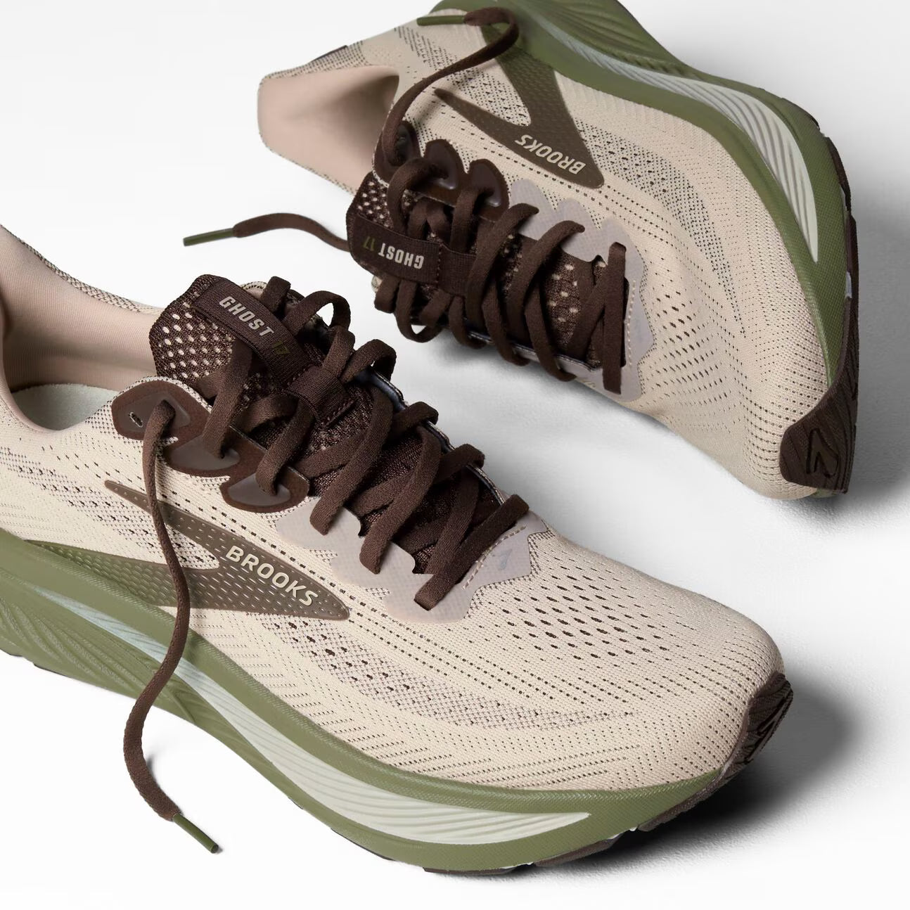 Brooks Men's Ghost 17 - Chateau Gray/Brown/Olive
