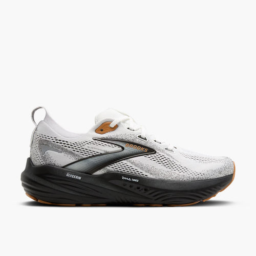 Brooks Men's Glycerin 22 (Wide) - White/Grey/Black