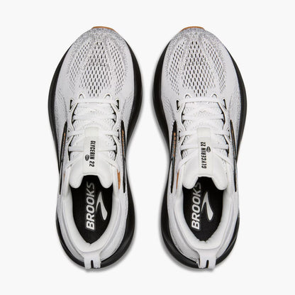 Brooks Men's Glycerin 22 (Wide) - White/Grey/Black