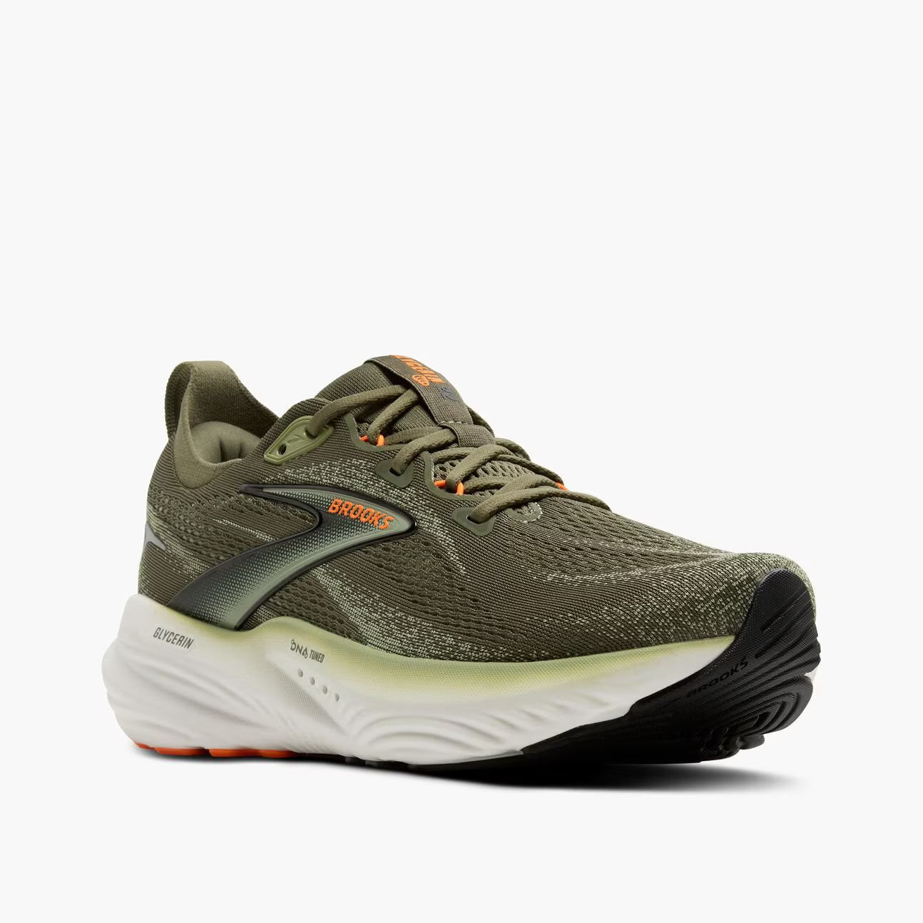 Brooks Men's Glycerin 22 - Dusty Olive/Tea/Orange