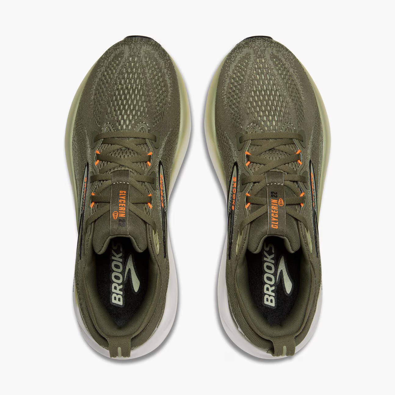 Brooks Men's Glycerin 22 - Dusty Olive/Tea/Orange