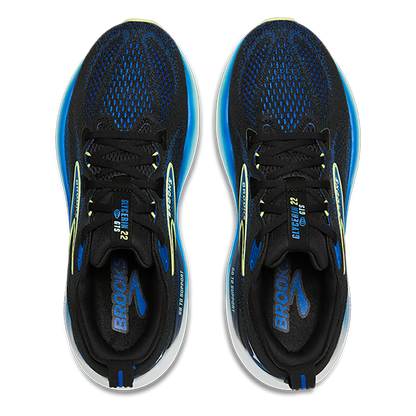 Brooks Men's Glycerin GTS 22 - Black/Cobalt/Neo Yellow