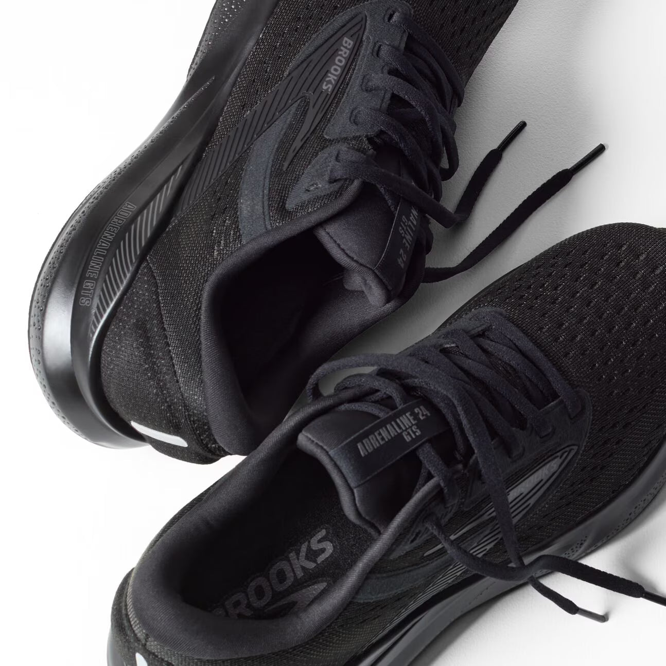 Brooks Men's Adrenaline GTS 24 - Black/Black/Ebony
