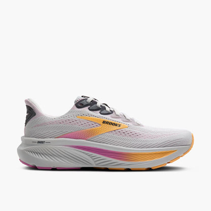Brooks Women's Ghost 17 (2E Wide) - Oyster/Apricot/Pink