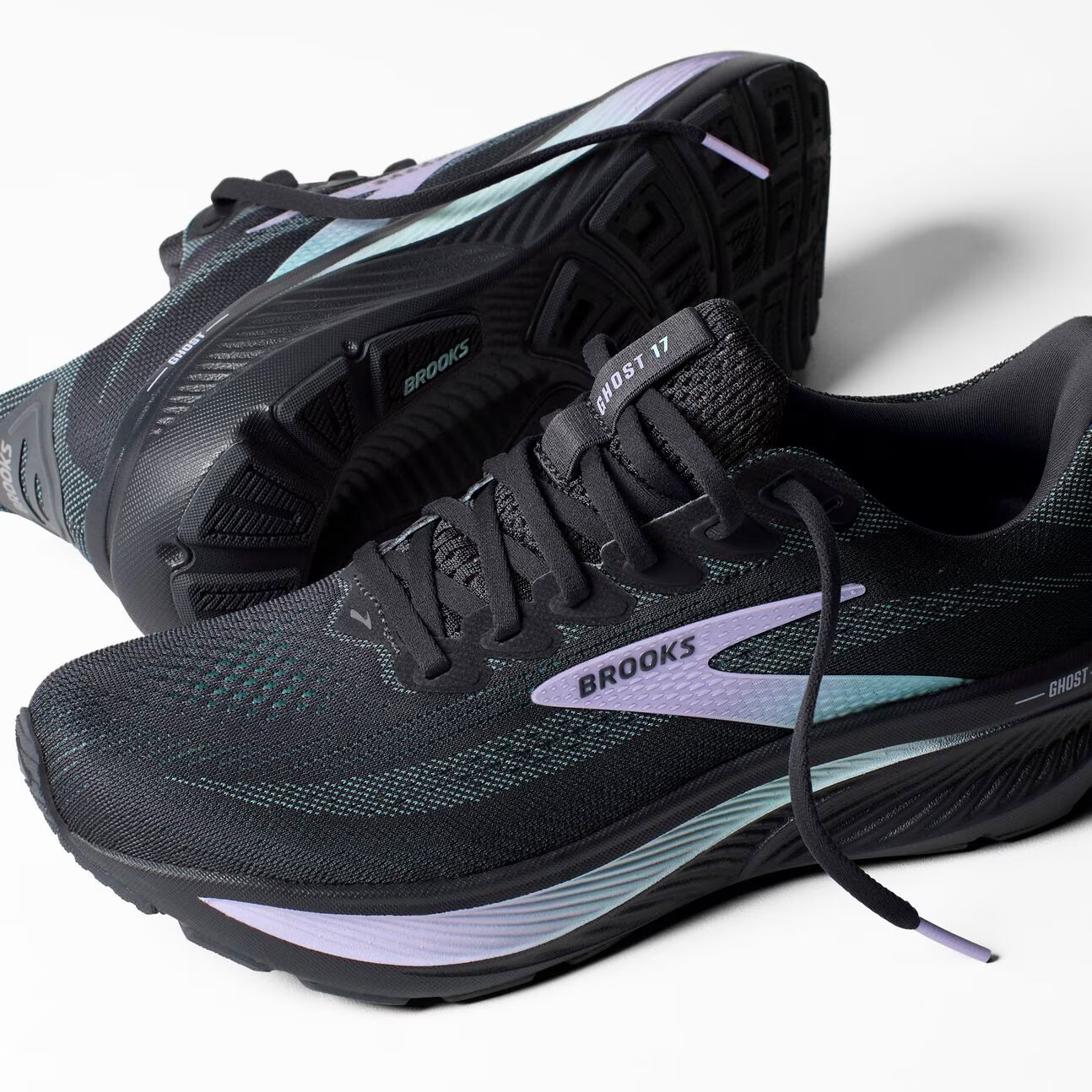 Brooks Women's Ghost 17 - Grey/Clearwater/Purple