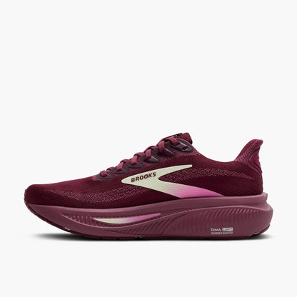 Brooks Women's Ghost 17 - Burgundy/Pink/Green