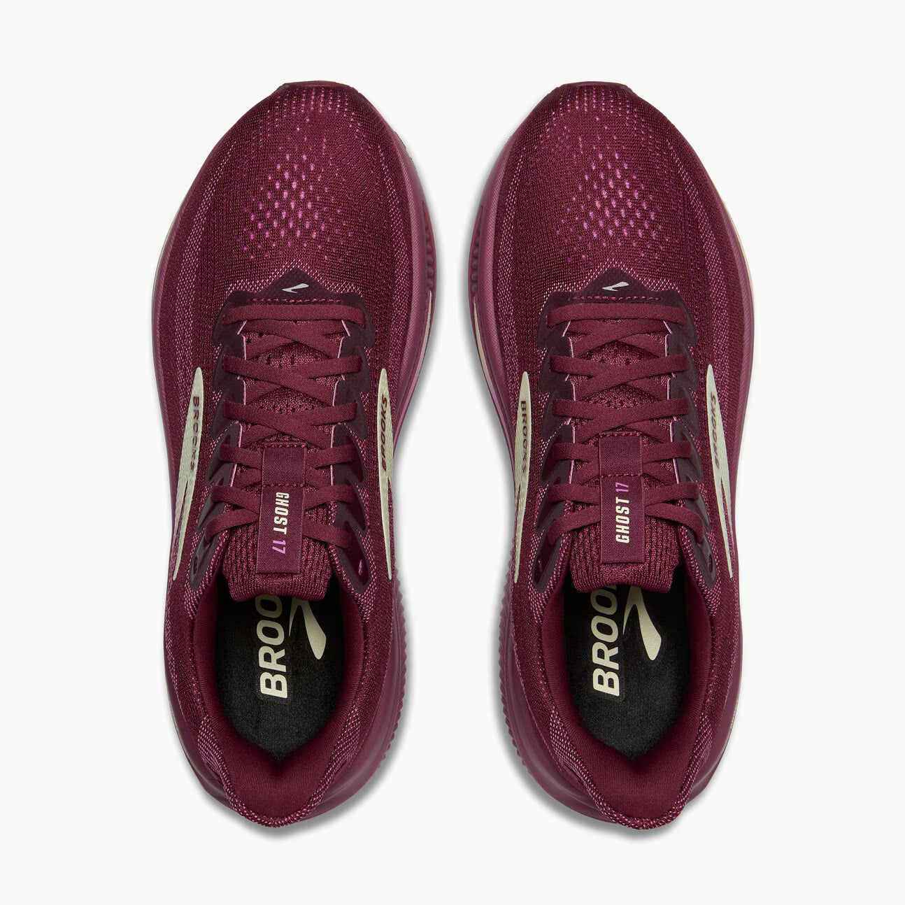 Brooks Women's Ghost 17 - Burgundy/Pink/Green