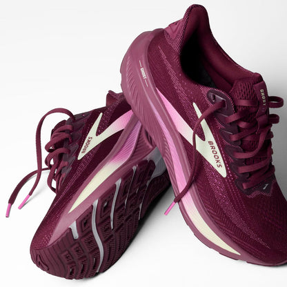 Brooks Women's Ghost 17 - Burgundy/Pink/Green