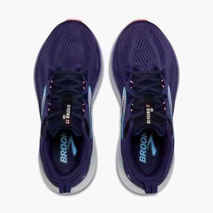 Brooks Women's Glycerin GTS 22 (Wide) - Blue Ribbon/Peacoat/Dianthus
