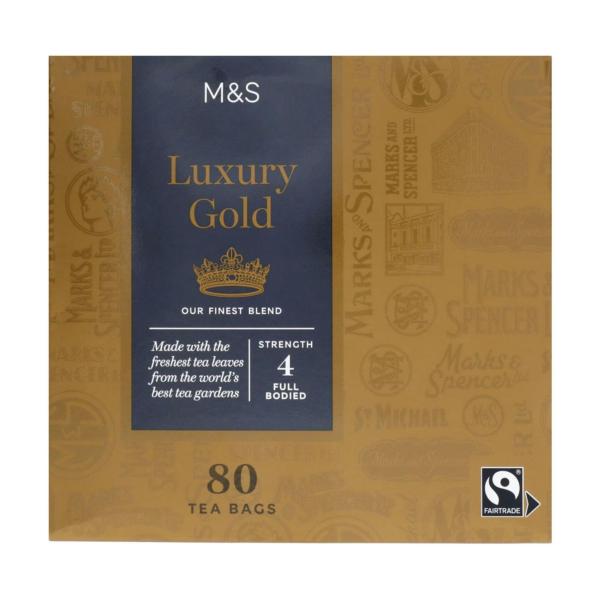 80 Luxury Gold Tea Bags