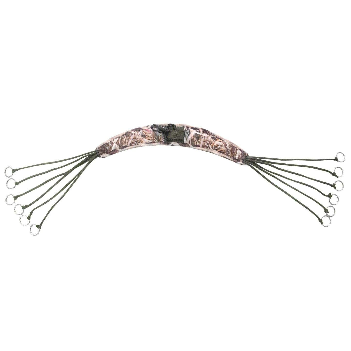 Duck Strap Carrier Heavy Duty Limit Deluxe Strap Slip Ring Tote Carrier Outdoor Hanger Accessories with 12 Metal Drops Strap Camo