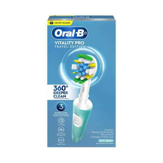 *ORAL B VITALITY PRO 300 D/C E-TOOTHBRUSH + CASE MINT 1 PACK