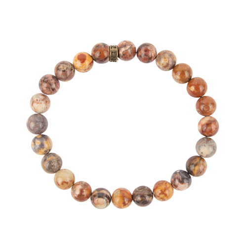 Crazy Lace Agate Bracelet