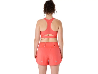 ASICS Women's Road Compression Bra - Coral Reef (2012C995)