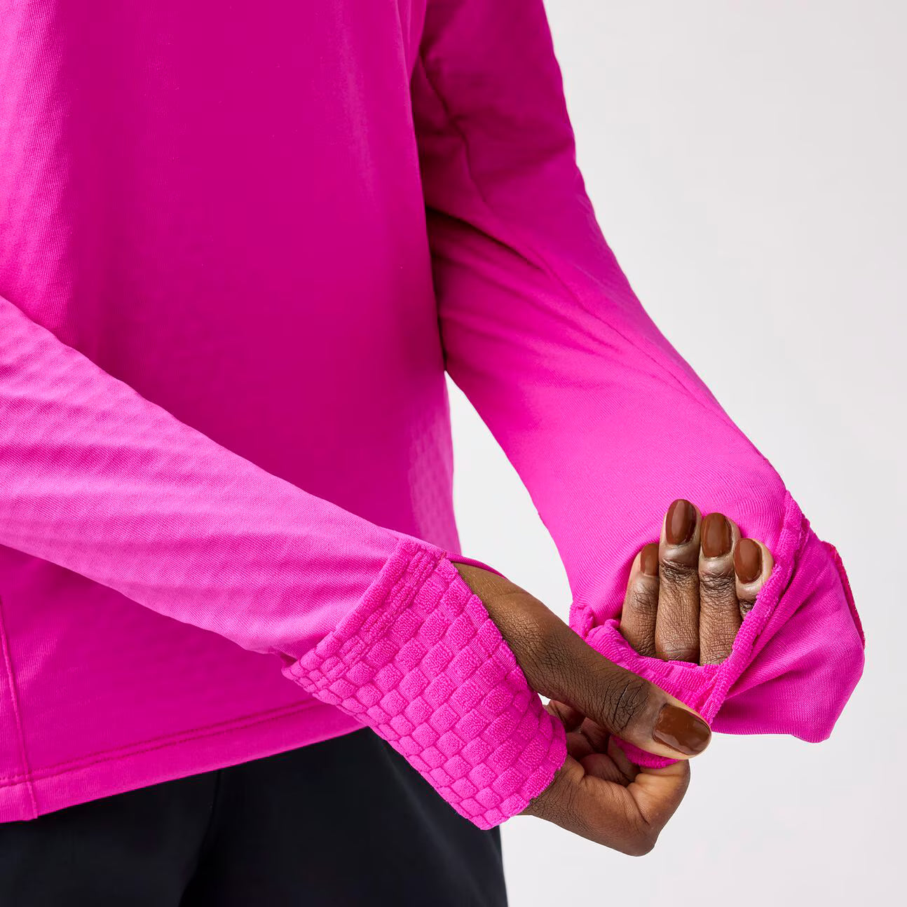 Brooks Women's Notch Thermal Hoodie 3.0 - Magenta - WOMEN