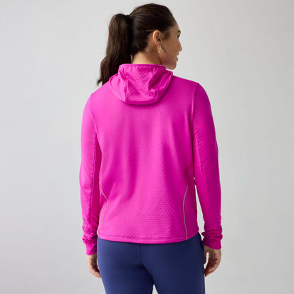 Brooks Women's Notch Thermal Hoodie 3.0 - Magenta - WOMEN