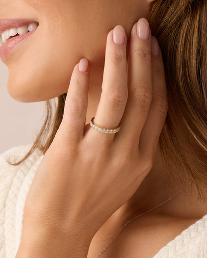 14K Lab Grown Diamond Eternity Ring 2mm