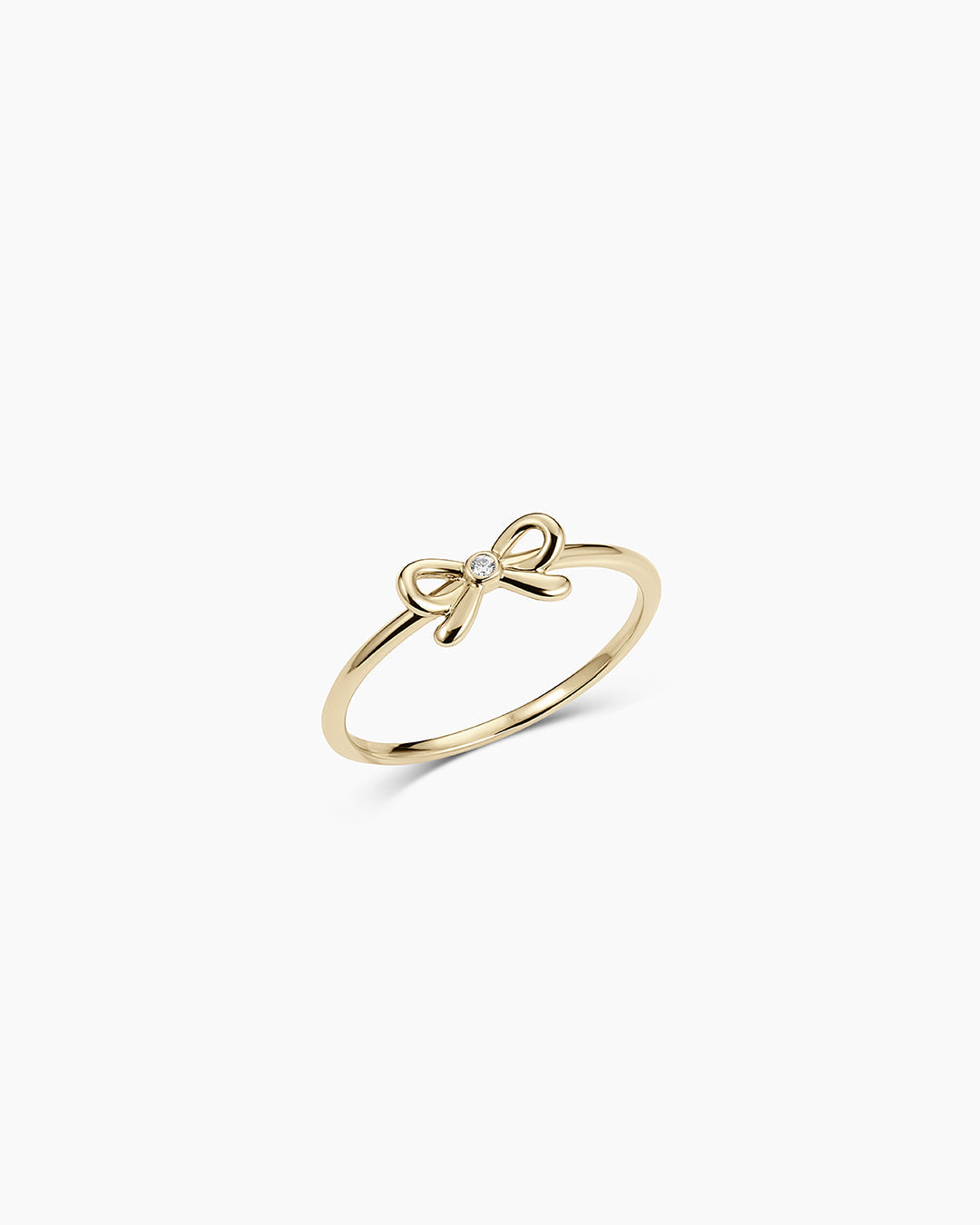 14K Diamond Put a Bow on it Ring