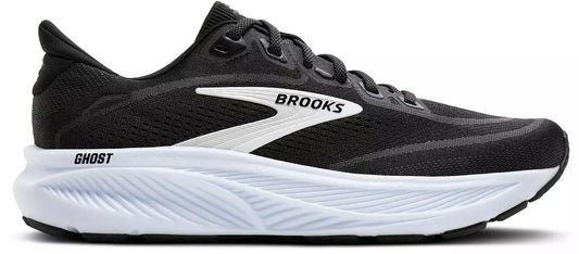 Brooks Men's Ghost 18 (Extra Wide) - Black/Grey/White