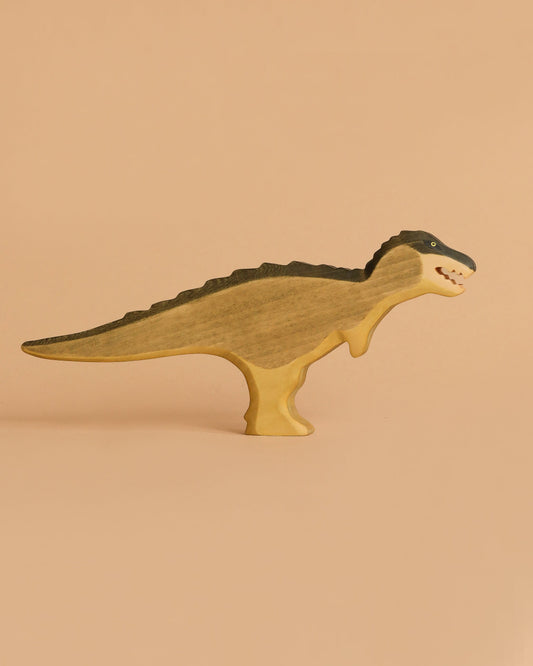 Handmade Holzwald Dinosaur - T-Rex Green