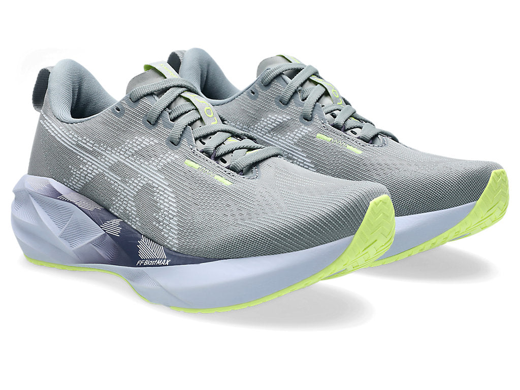Asics Womens Novablast 5- Gravel/Blue Fade (1012B765-020)